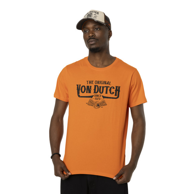 T-shirt homme col rond avec print en coton Orig Vondutch - 1