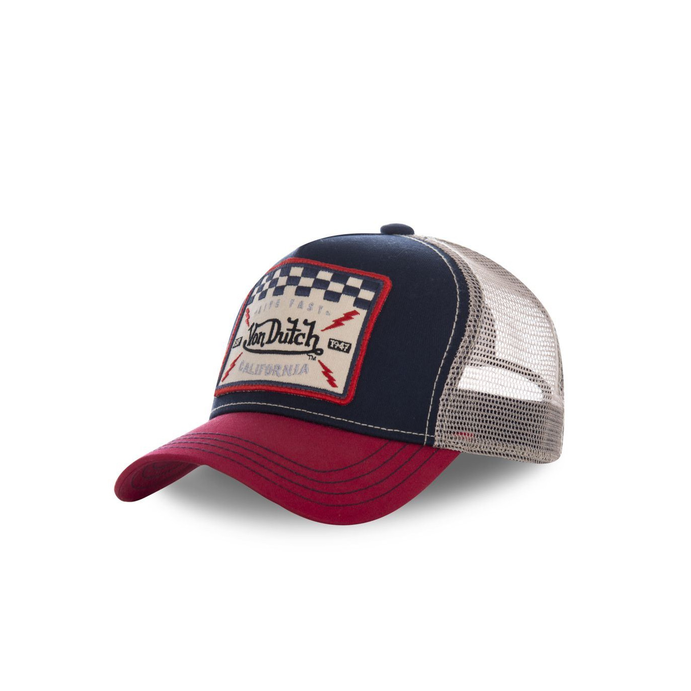 Casquette Enfant Vondutch Bleue Trucker Snapback SQUARE Vondutch - 1