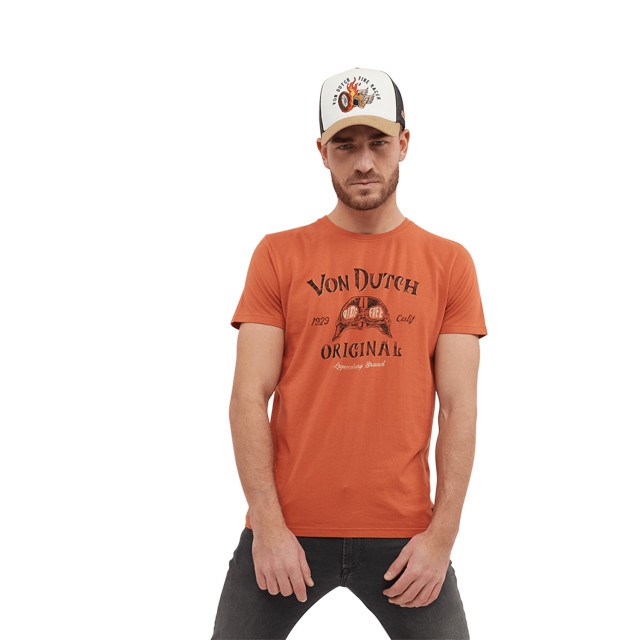Tee Shirt Orange Regular Col rond GLAS | Homme - Vondutch Vondutch - 1