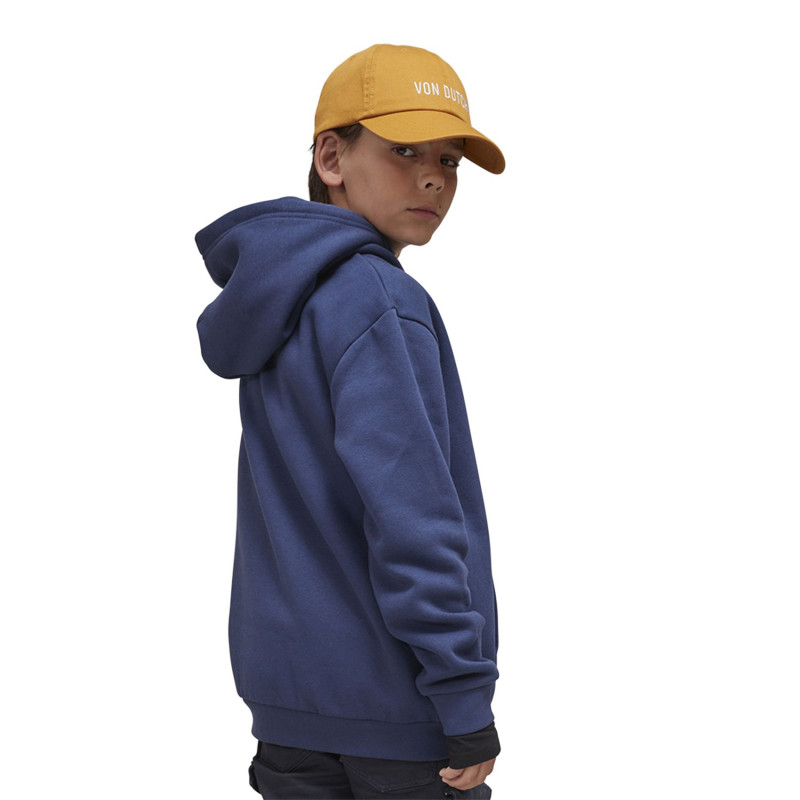 Sweat à Capuche Bleu Molletoné BRAND | Garcon - Vondutch Vondutch - 3