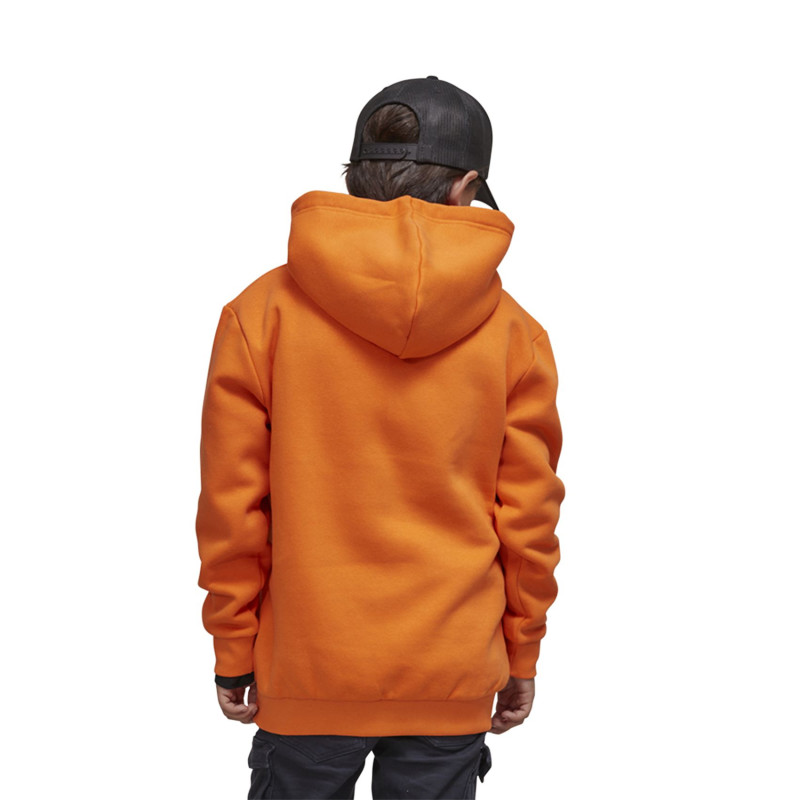 Sweat à Capuche Orange Molletoné BRAND | Garcon - Vondutch Vondutch - 3
