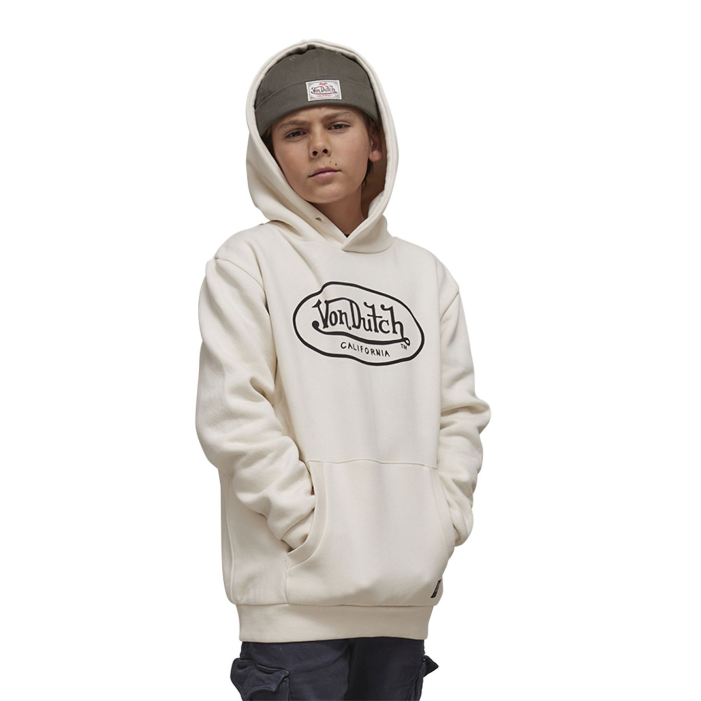 Sweat enfant à capuche Brand Vondutch - 1