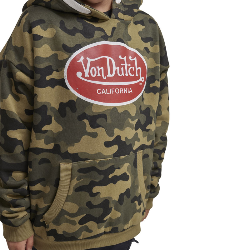 Sweat enfant camo à capuche relax fit Kool Vondutch - 2