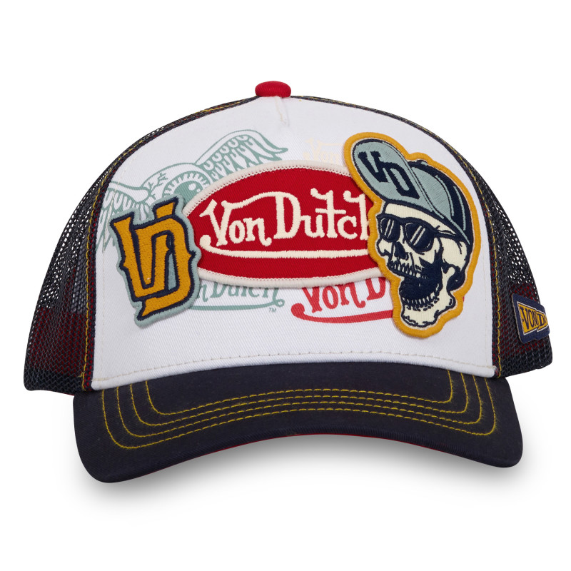 Casquette Vondutch Blanche Trucker Snapback BADGE Vondutch - 2