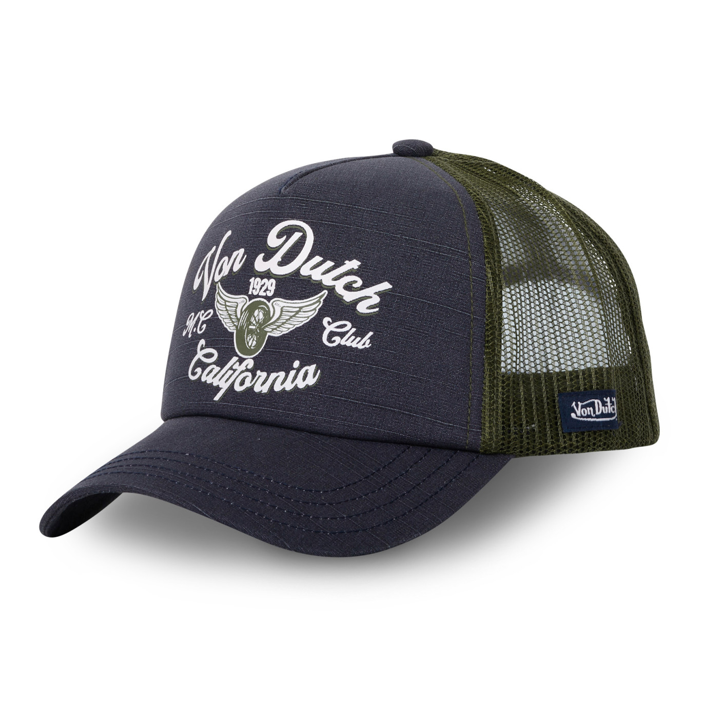 Casquette Vondutch Bleue Trucker Snapback CREW Vondutch - 1