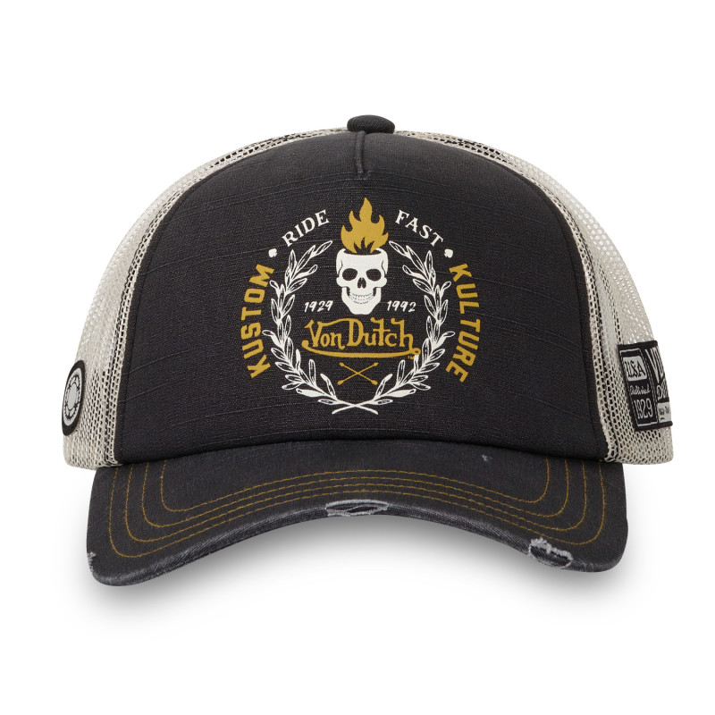 Casquette trucker fermeture snapback Crew Von Dutch - Von Dutch