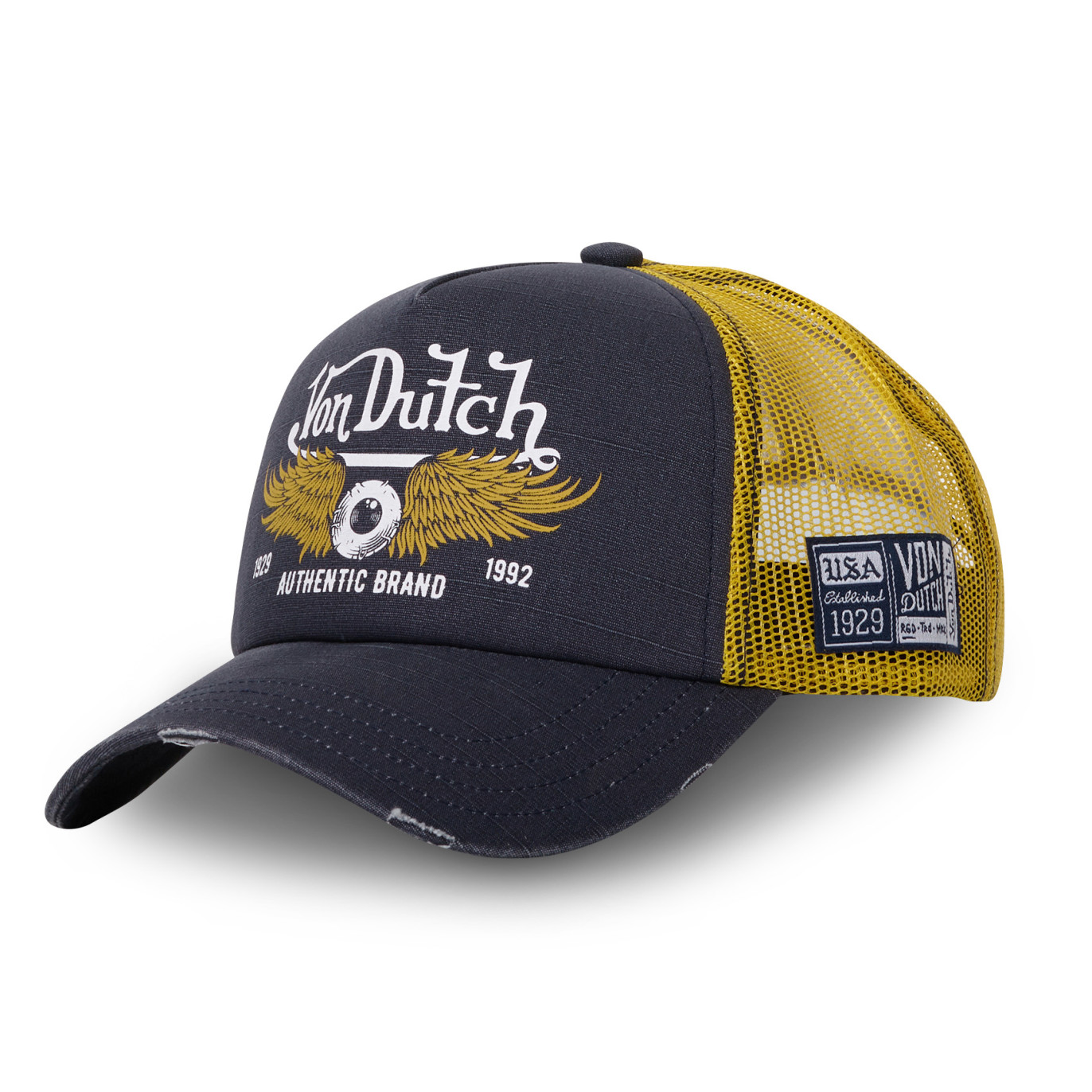 Casquette trucker fermeture snapback Crew Von Dutch Vondutch - 1