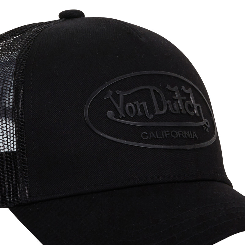 Casquette Vondutch Noire Trucker Snapback LOG Vondutch - 3