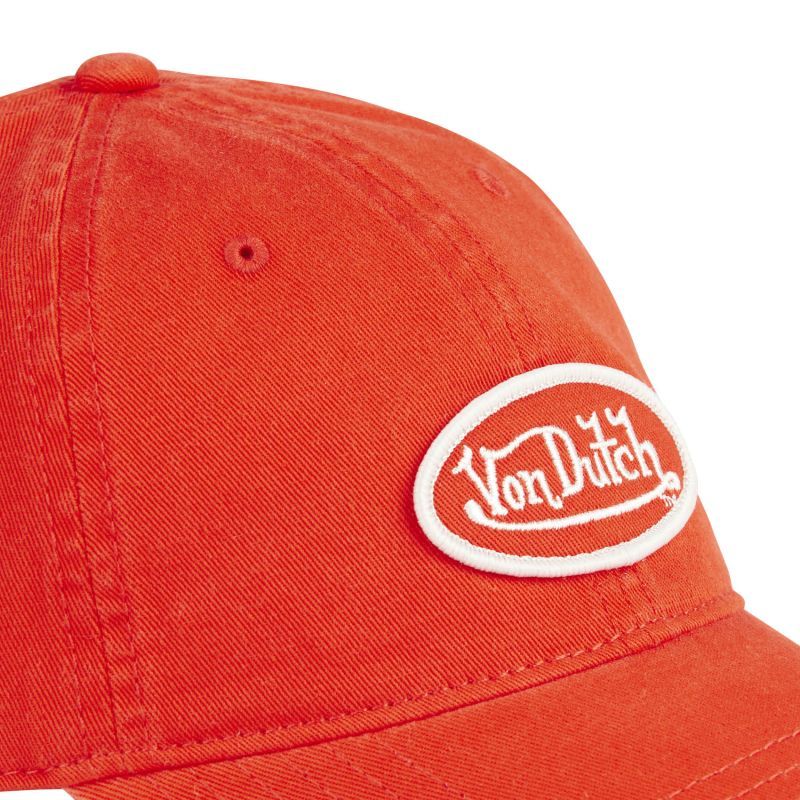 Casquette Vondutch Orange Dad cap Strapback / Boucle LOG Vondutch - 3