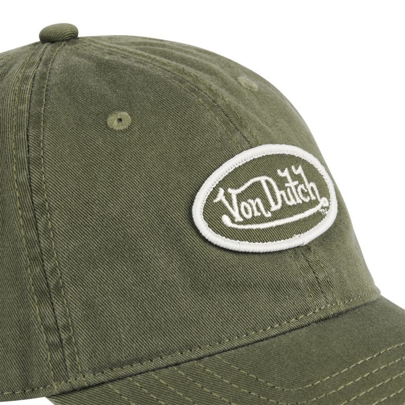 Casquette Vondutch Verte Dad cap Strapback / Boucle LOG Vondutch - 3