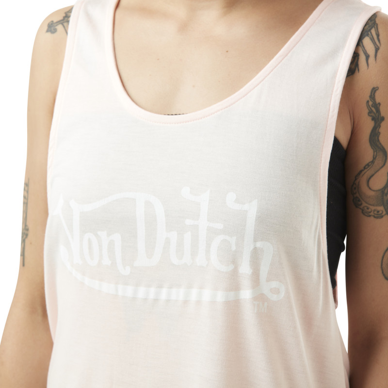 Débardeur femme loose avec logo devant Basic Vondutch - 3