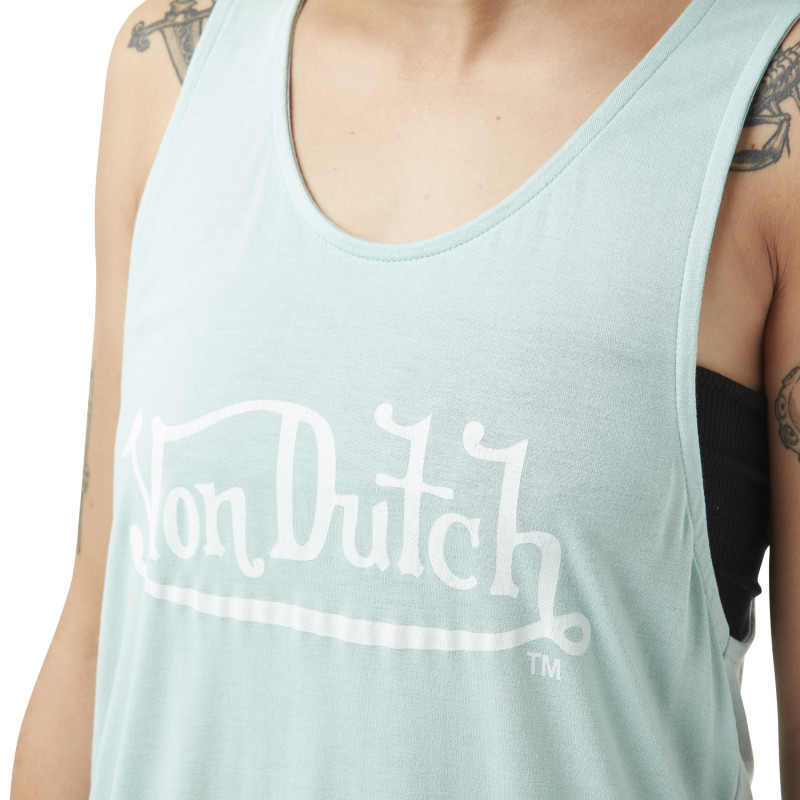 Débardeur  femme loose avec logo devant Basic Vondutch - 3