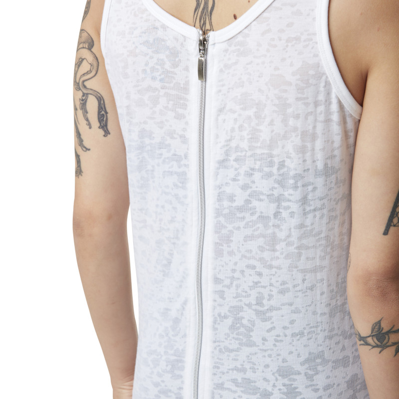 Débardeur Blanc coupe Régular ZIP | Femme - Vondutch Vondutch - 4