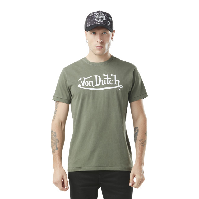 Tee Shirt Vert coupe Slim Col rond LIFE | Homme - Vondutch Vondutch - 1