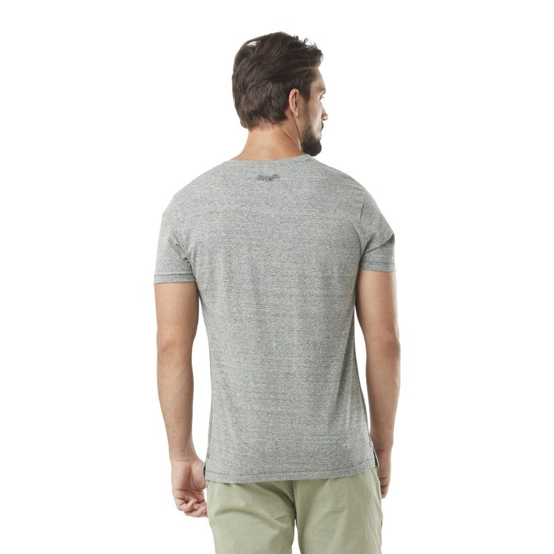 T-shirt homme col v avec logo neppy fluo en coton Tyron Vondutch - 3