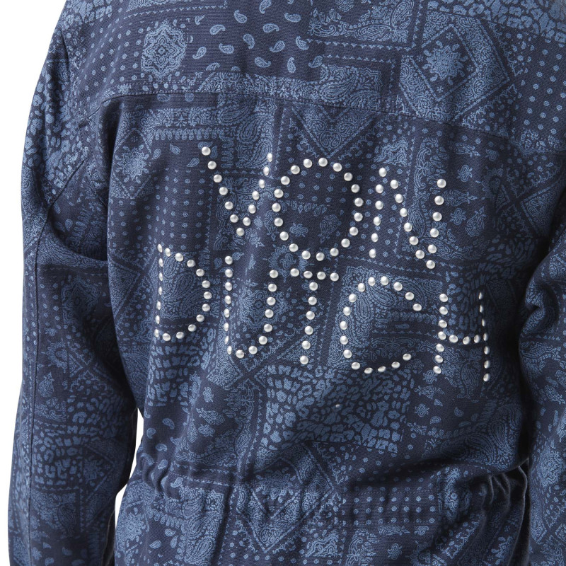 Surchemise Mi saison Bleu Coton CLOUS | Femme - Vondutch Vondutch - 3