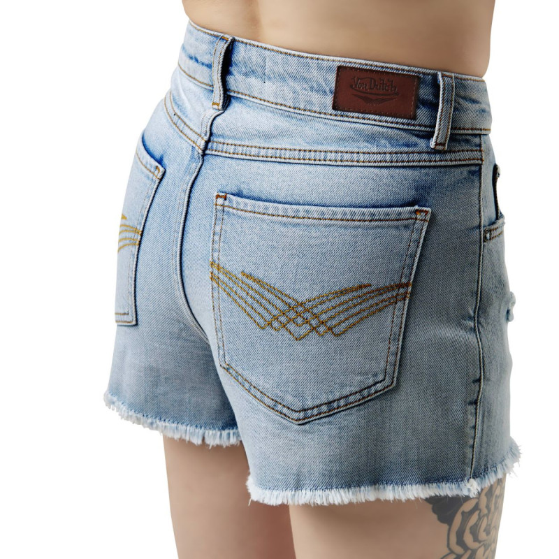 Short femme denim uni Brut Vondutch - 5