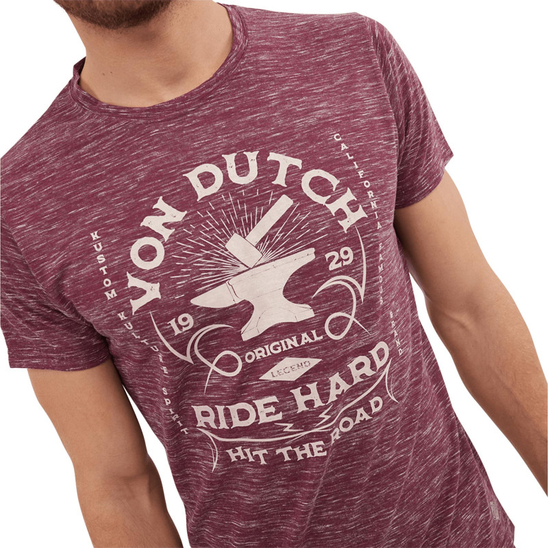 T-shirt col rond homme en coton Hit Vondutch - 2
