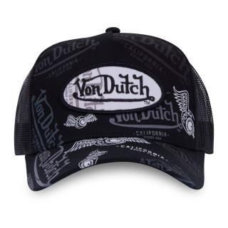 Casquette Vondutch Noir, Gris, Trucker Snapback Graffiti Vondutch - 2