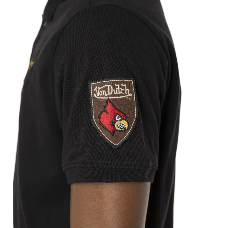 Polo Noir coupe Regular Col boutonné MICK | Homme - Vondutch Vondutch - 3