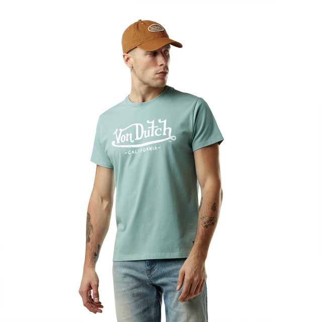 T-shirt homme col rond stretch avec logo Life Vondutch - 1