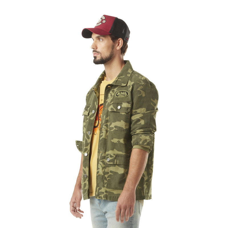Veste homme avec broderie en camouflage en coton Santi Vondutch - 3