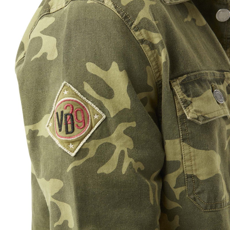 Veste homme avec broderie en camouflage en coton Santi Vondutch - 5