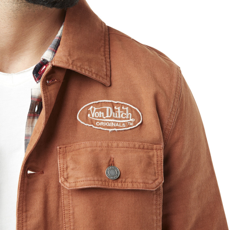 Veste homme avec broderie en coton Santi Vondutch - 5