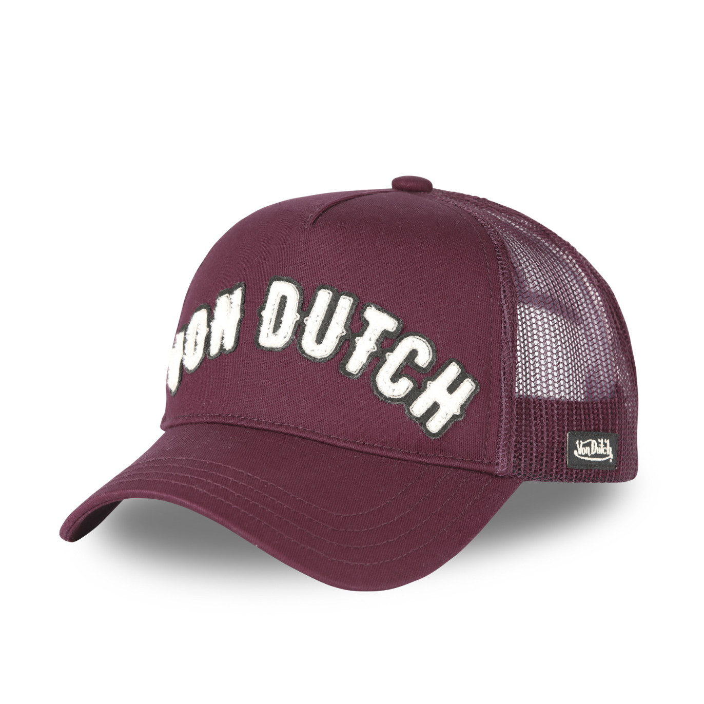 Casquette Vondutch Bordeaux/Blanc Trucker Snapback BUCKL Vondutch - 1