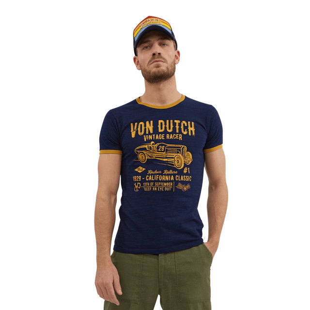 T-shirt col rond homme en coton Spare Vondutch - 1