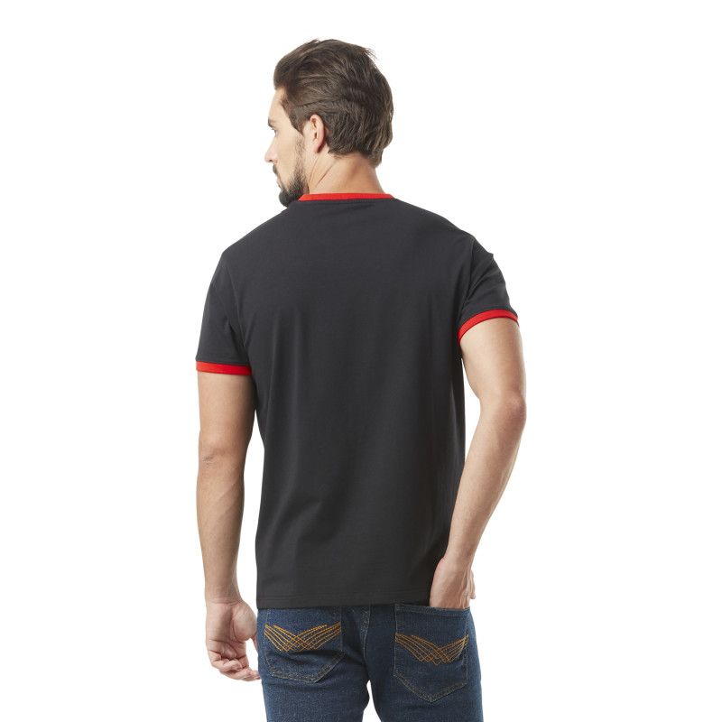 T-shit homme stretch en col V en contraste Blast Vondutch - 3