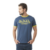 Tee Shirt Bleu coupe Regular Col rond BLAST | Homme - Vondutch