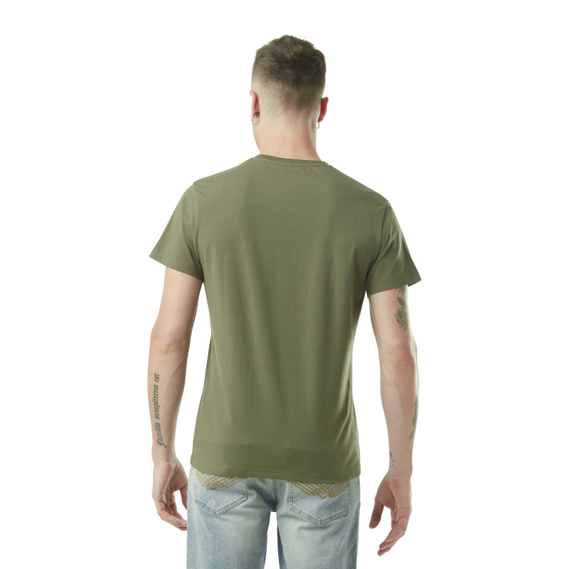 T-shirt homme col rond avec logo et traitement vintage en coton Von Vondutch - 2