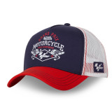 Casquette Bleu/Rouge/Blanc trucker Moto GP x Von Dutch