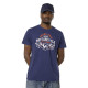 T-shirt bleu homme col rond coupe regular Moto GP x Von Dutch