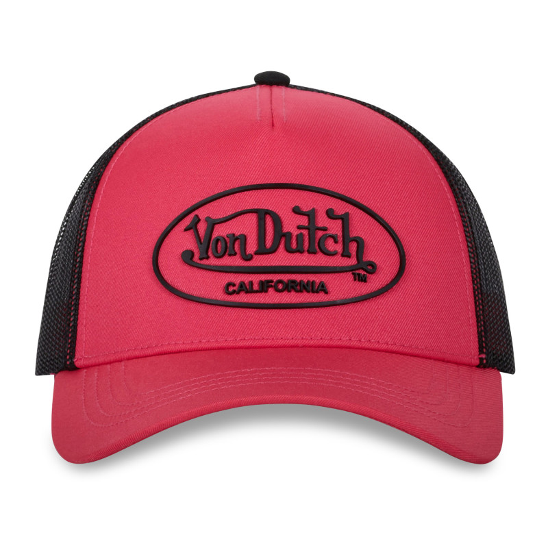 Casquette Vondutch Rose fluo/Noir Trucker Snapback FLUO