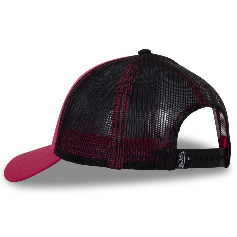 Casquette Vondutch Rose fluo/Noir Trucker Snapback FLUO