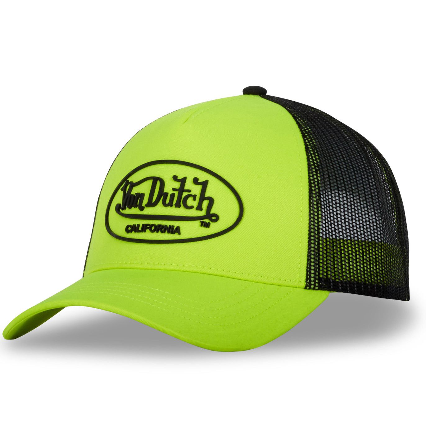 Casquette Vondutch Jaune fluo/Noir Trucker Snapback FLUO