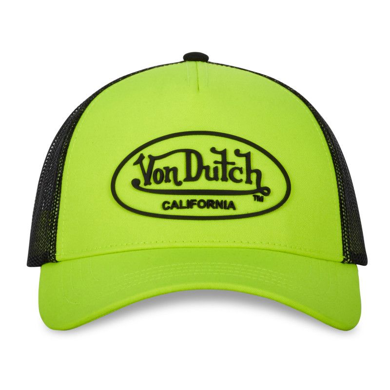 Casquette Vondutch Jaune fluo/Noir Trucker Snapback FLUO