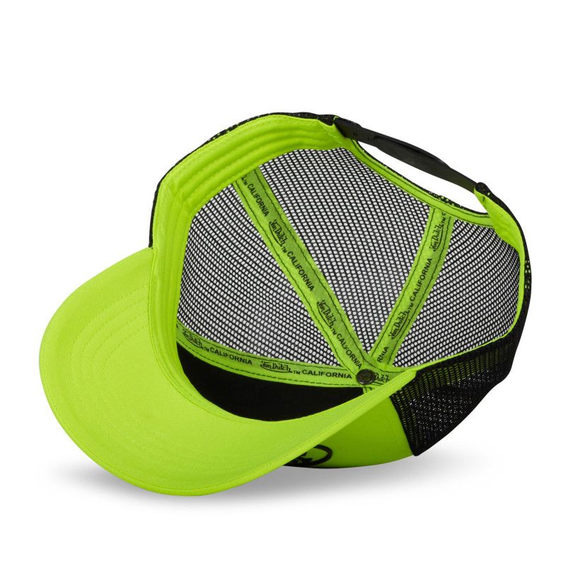 Casquette Vondutch Jaune fluo/Noir Trucker Snapback FLUO