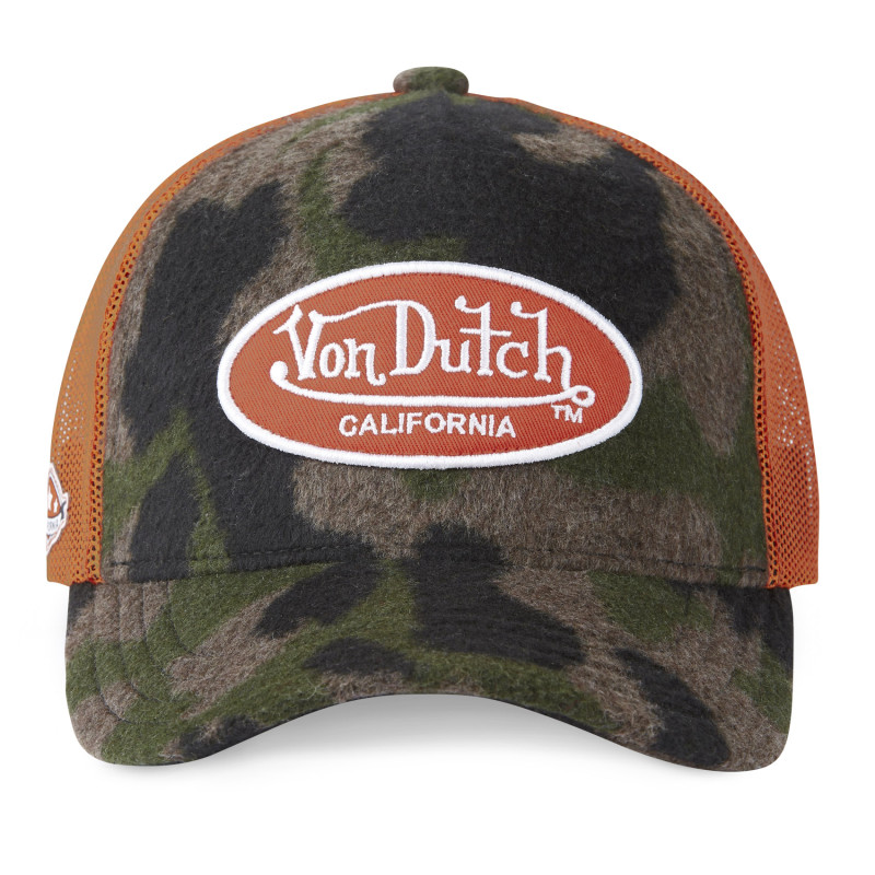 Casquettes Homme en laine baseball avec filet Camo Doux Von Dutch