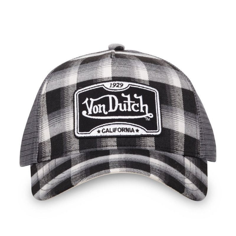 Casquettes Homme baseball avec filet à Carreaux Von Dutch