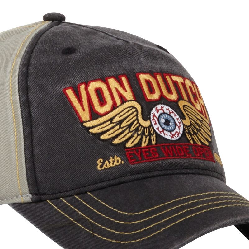 Von Dutch Cappellino Jacks Marrone Scuro – Baseball Cap Unico Da Uomo, Comfort E Stile Americano
