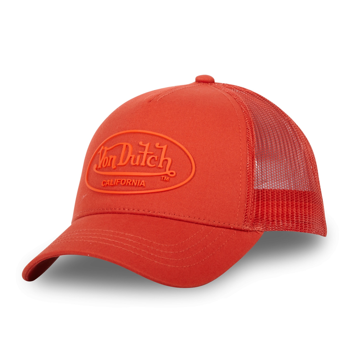 Casquette Vondutch Orange Trucker Snapback LOG