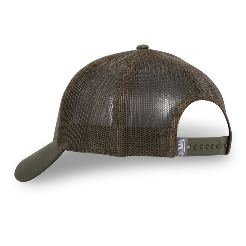 Casquette Vondutch Kaki Trucker Snapback LOG