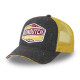 Casquette Vondutch Gris/Jaune Trucker Snapback effet Tweed MIXED