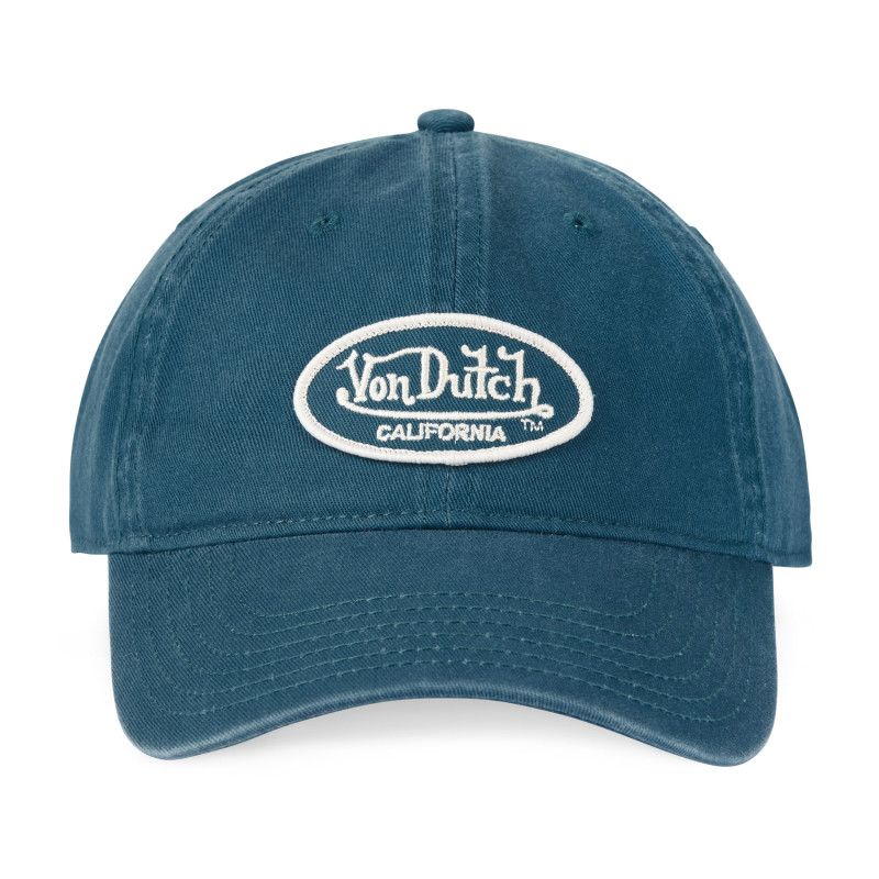Casquette Vondutch Bleu/Blanc Dad cap Strapback / Boucle LOG