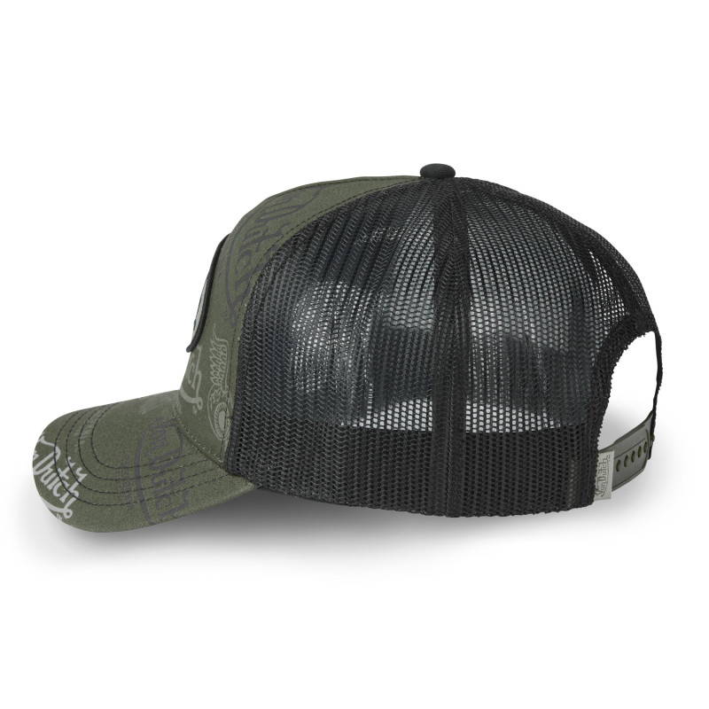 Casquette Vondutch Kaki/Noir Trucker Snapback CAFE
