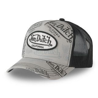 Casquette Vondutch Gris/Noir Trucker Snapback CAFE