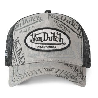 Casquette Vondutch Gris/Noir Trucker Snapback CAFE